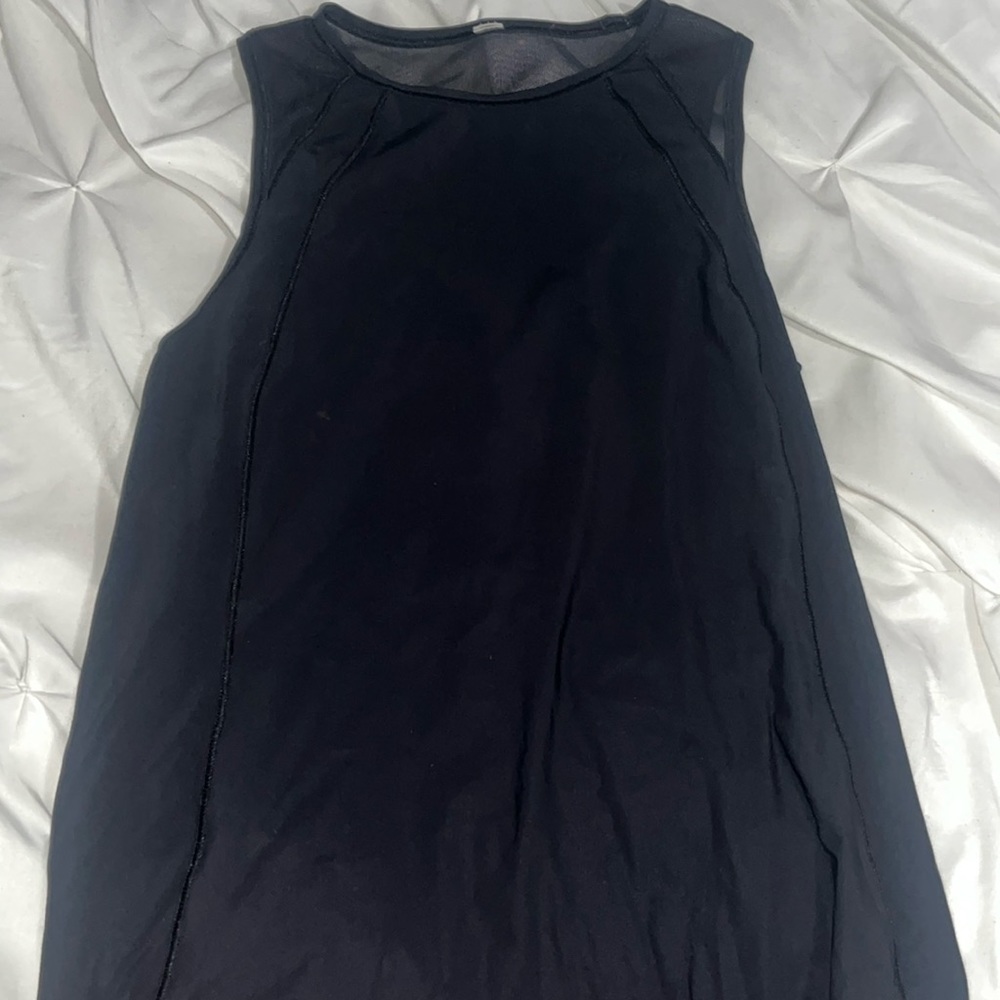 Black Lululemon tank top, size 0